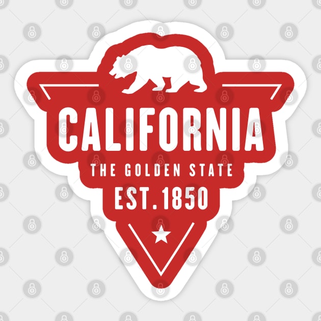 California State Textured Apparel Design Sticker by TopTeesShop